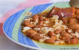 Judías Pintas Con Arroz
