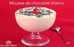 Mousse De Chocolate Blanco (microondas)
