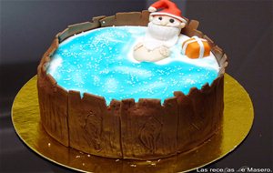 Tarta Fondant De Papá Noel
