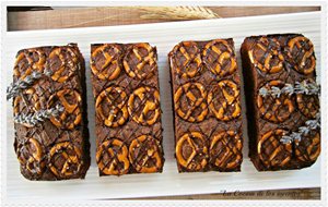 Brownie De Chocolate Con Pretzel
