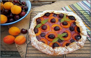 Galette De Albaricoques Y Cerezas
