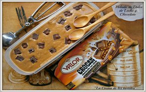 Helado De Dulce De Leche Y Chocolate Crujiente
