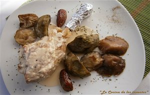 Muslos De Pavo En Salsa De Vino Blanco
