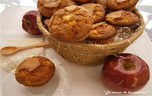 Magdalenas Con Aceite De Oliva Y Manzana
