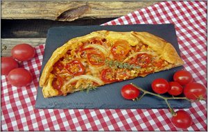 Galette Con Tomates Cherry
