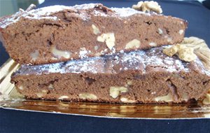 Brownie De Chocolate Y Nueces.
