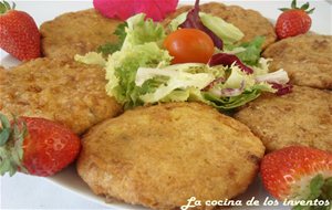 Hamburguesas De Garbanzos Con Ensalada
