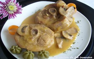 Ossobuco De Pavo Con Champiñones
