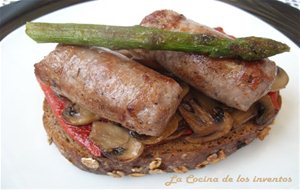 "torrada" Con Longaniza.
