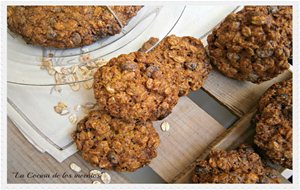 Galletas De Naranja, Chocolate Y Copos De 5 Cereales
