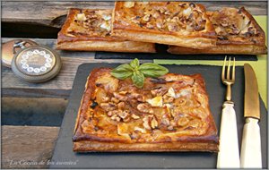 Tartaletas De Cebolla, Nueces Y Queso De Cabra
