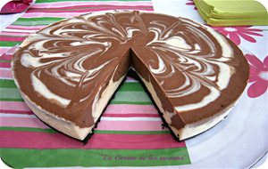Tarta De Queso Y Dos Chocolates "marmolada"
