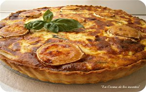 Quiche De Calabacín, Espárragos Y Queso De Cabra
