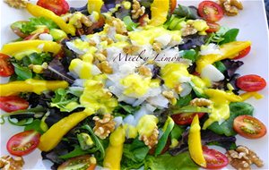 Ensalada De Bacalao Con Vinagreta De Mango (thermomix)
