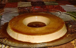 Flan De Turrón De Coco
