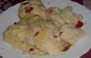 Coliflor Gratinada Con Chorizo
