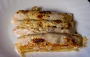 Canelones De Penca De Acelga Y Merluza
