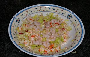 Pimientos Rellenos De Ensaladilla De Mariscos
