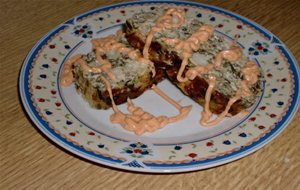 Pastel De Acelgas Y Gambas
