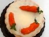Carrot Cake Con Crema De Queso Y Gominolas De Zanahoria
