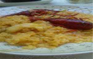 Arroz Caldoso Con Cangrejo De Río Y Sepia
