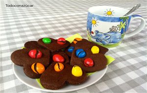 Galletas De Chocolate Y M&m 
