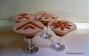 Mousse De Gofio Con Plátanos Caramelizados
