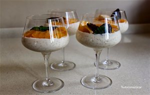 Arroz Con Leche Con Melocotón En Almíbar
