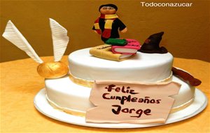 Tarta De Naranja Y Chocolate Con Harry Potter
