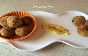 Albóndigas Crujientes De Caballa Fresca, Con Mayonesa De Curry. (retode Cocinamos Con Reina)
