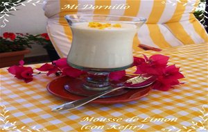 Mousse De Limon ( Con Kefir)
