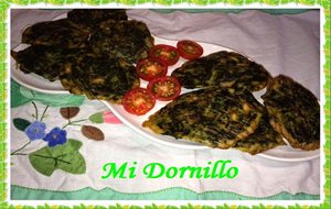 Tortillitas De Espinacas Saludables. ( Reto Color Y Sabor De Temporada)

