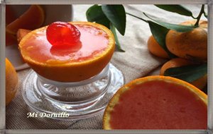 Gelatina De Naranja; Servida En Sus Cascaras.( Reto Marquesa De
paraberes)
