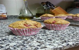 Muffins De Frambuesa Y Manzana Para Desayunar Sano!
