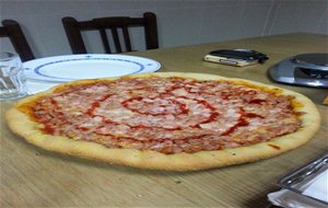 Pizza Barbacoa Con Masa Gordita!!!
