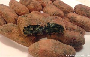 Croquetas De Espinacas Y Gambas
