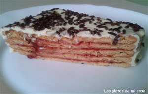 Tarta De Galletas Con Mermelada
