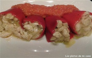 Pimientos Del Piquillo Rellenos De Pollo
