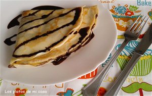 Crepes De Chocolate Y Platano
