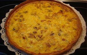 Quiche De Bacon Y Champiñones

