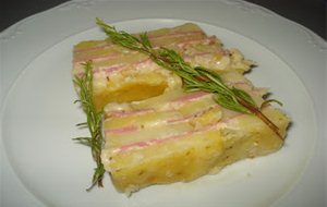 Pastel De Patata Y Mortadela O Jamon
