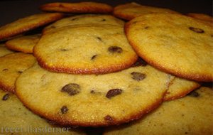 Galletas De Platano Y Pepitas De Chocolate
