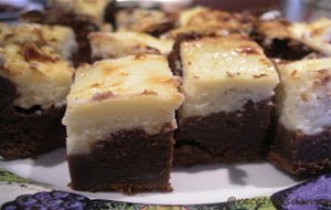 Brownie Con Tarta De Queso
