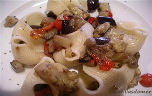 Galets Con Verduras Y Anchoas
