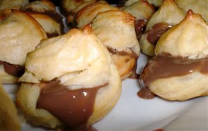 147º Receta: Profiteroles De Crema De Chocolate
