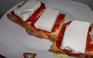 336&#176; Receta: Pan Con Sobrasada Y Queso
