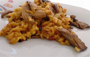 346º Receta: Arroz De Montaña O Montañes Con Setas Y Ajos Tiernos
