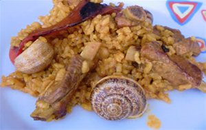 34º Receta:  Arroz Con Magra, Costillejas Y Caracoles
