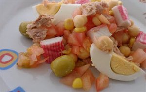 331ª Receta: Ensalada De Garbanzos
