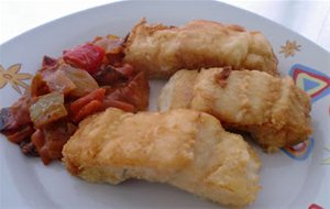 95º Receta: Bacalao A La Manchega, Bacalao Con Pisto
